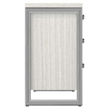 Stratum Polished Nickel/Mist Dresser - Ornate Home