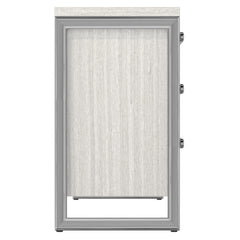 Stratum Polished Nickel/Mist Dresser - Ornate Home