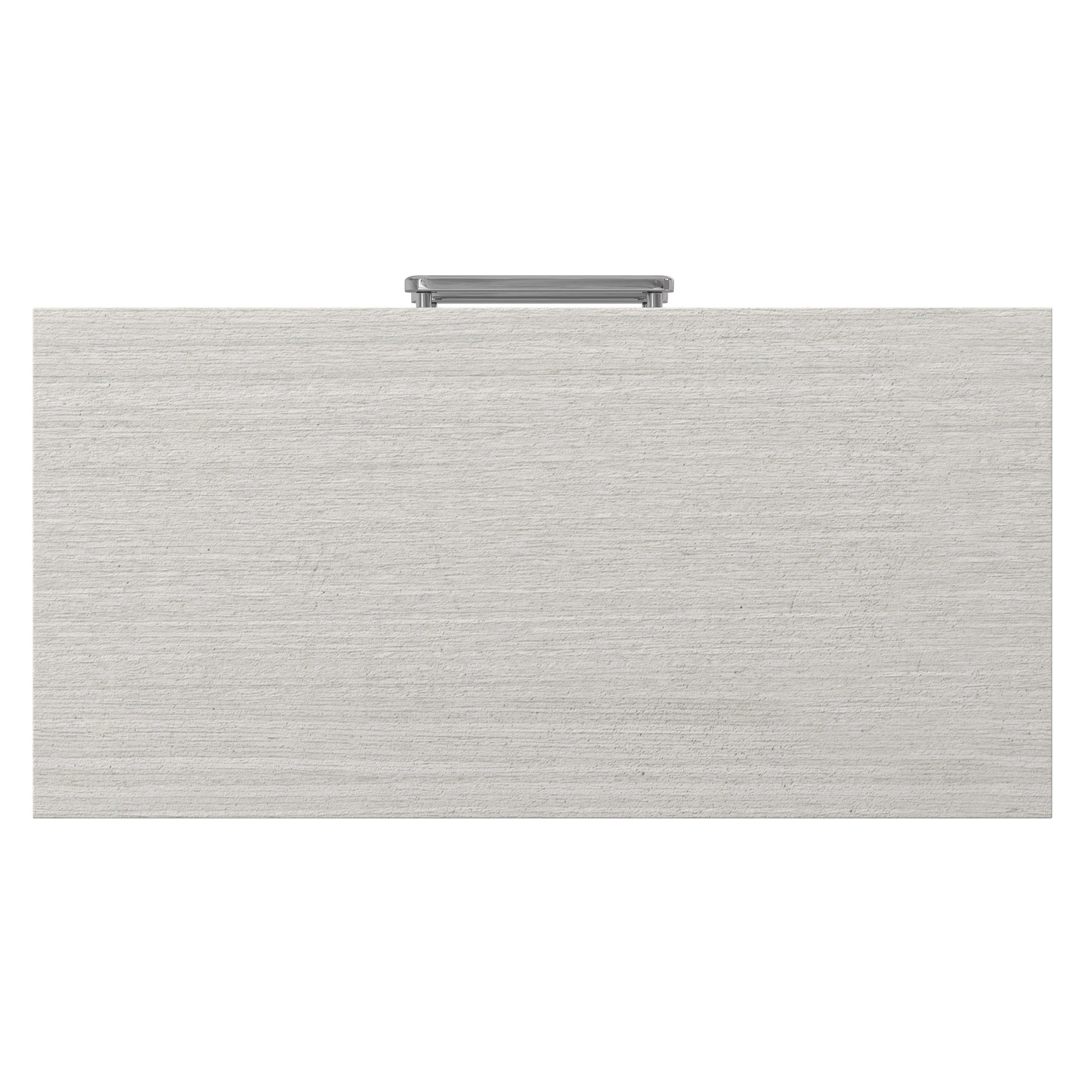 Stratum Polished Nickel/Mist Nightstand (38" W) - Ornate Home