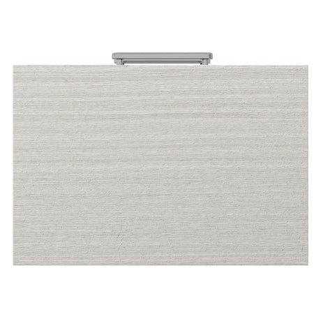 Stratum Polished Nickel/Mist Nightstand - Ornate Home