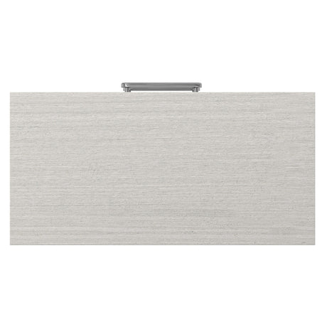 Stratum Polished Nickel/Mist Nightstand - Ornate Home