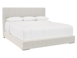 Stratum White/Cream California King Panel Bed - Ornate Home