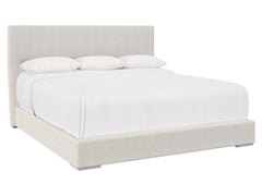 Stratum White/Cream California King Panel Bed - Ornate Home