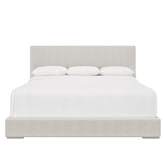 Stratum White/Cream Panel King Bed - Ornate Home