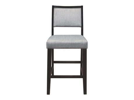 Stratus Black Counter Height Chair (Set of 2) - Ornate Home