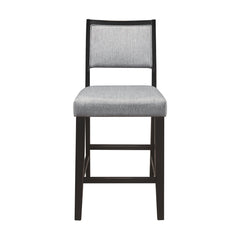 Stratus Black Counter Height Chair (Set of 2) - Ornate Home