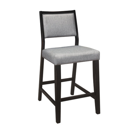 Stratus Black Counter Height Chair (Set of 2) - Ornate Home