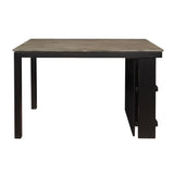 Stratus Gray / Black 5-piece Dinig Table Set - Ornate Home