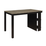 Stratus Gray / Black 5-piece Dinig Table Set - Ornate Home