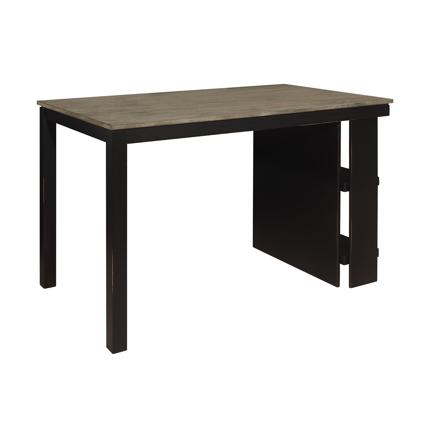 Stratus Gray / Black 5-piece Dinig Table Set - Ornate Home