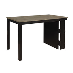 Stratus Gray / Black 5-piece Dinig Table Set - Ornate Home