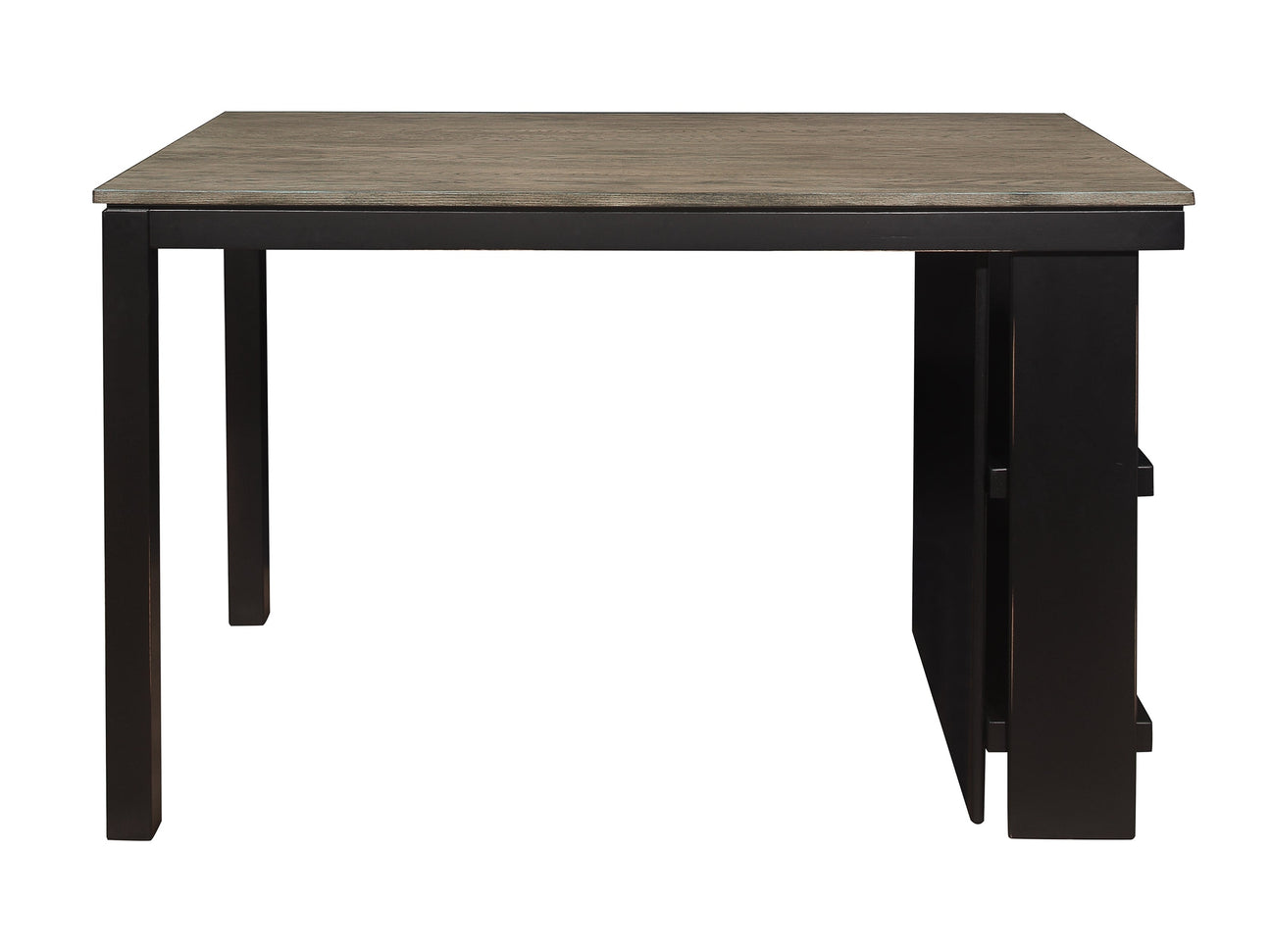 Stratus Gray/Black Counter Height Table - Ornate Home
