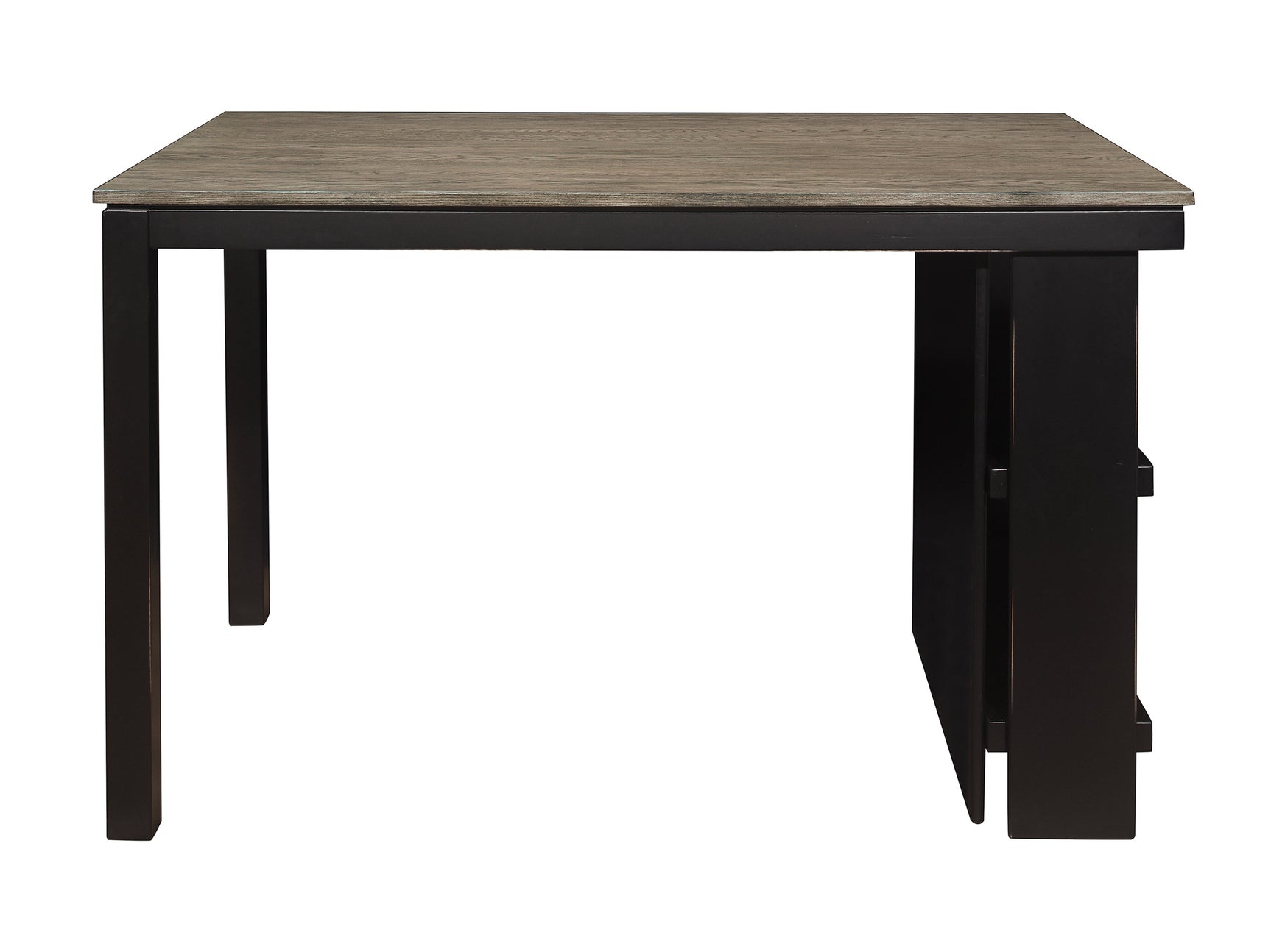 Stratus Gray/Black Counter Height Table - Ornate Home