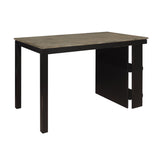 Stratus Gray/Black Counter Height Table - Ornate Home