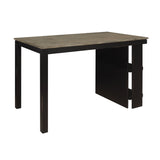 Stratus Gray/Black Counter Height Table - Ornate Home