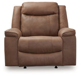 Streamlight Caramel-Manual Recliner - Ornate Home