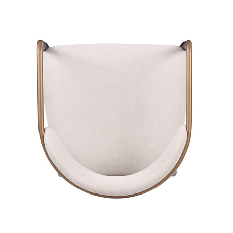 Streatham Black/White/Gold Counter Ht. Chair (Set of 2) - Ornate Home