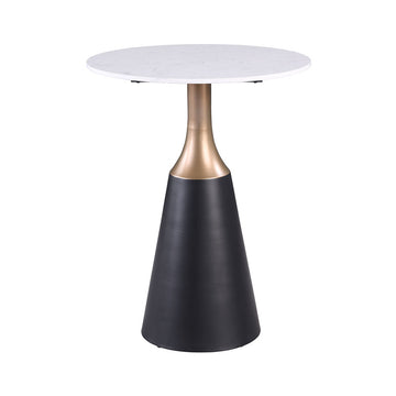 Streatham Black/White/Gold Dining Table - Ornate Home