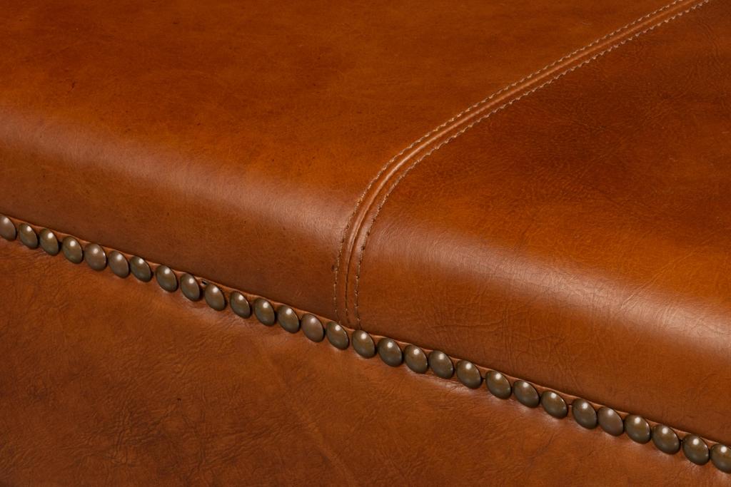 Streetman Havana Brown Cocktail Ottoman - Ornate Home