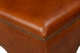 Streetman Havana Brown Cocktail Ottoman - Ornate Home