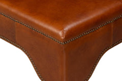 Streetman Havana Brown Cocktail Ottoman - Ornate Home