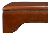Streetman Havana Brown Cocktail Ottoman - Ornate Home