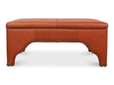 Streetman Hermes Brown Cocktail Ottoman - Ornate Home