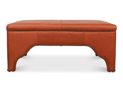 Streetman Hermes Brown Cocktail Ottoman - Ornate Home