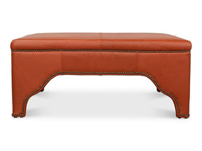 Streetman Hermes Brown Cocktail Ottoman - Ornate Home