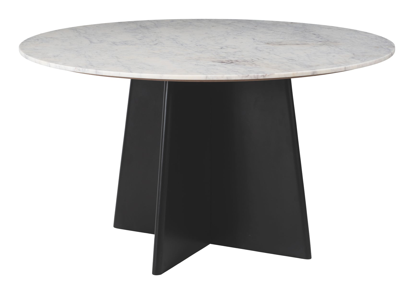 Strela White & Black Dining Table