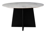 Strela White & Black Dining Table