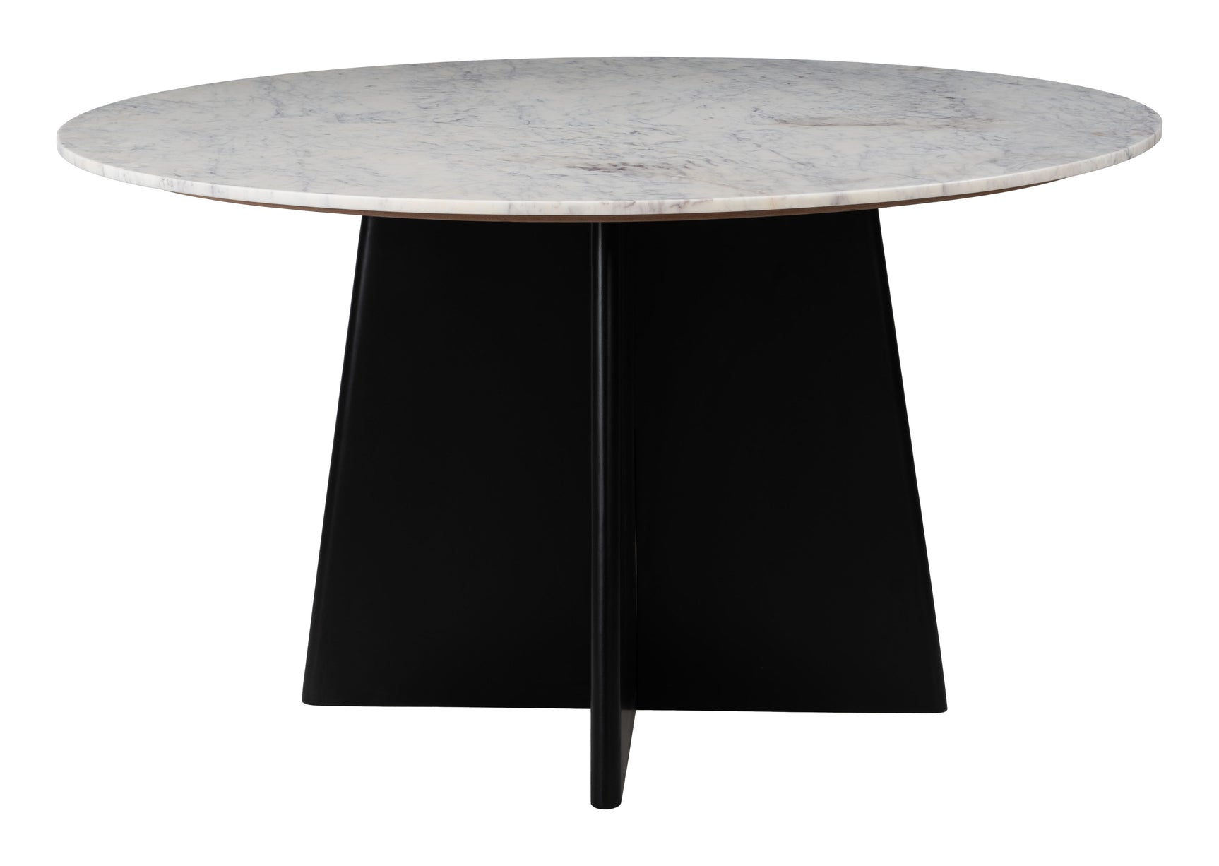 Strela White & Black Dining Table