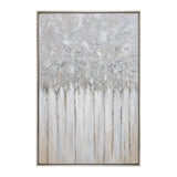 Strength In Numbers Brown/Gray/Silver Abstract Art - Ornate Home