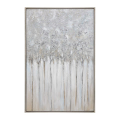 Strength In Numbers Brown/Gray/Silver Abstract Art - Ornate Home