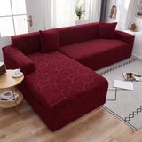 Stretch Couch Covers for 1/2/3/4/5 Seater L Shape Sofa Slipcovers with Elastic Bottom for Kids - Ornate Home