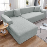 Stretch Couch Covers for 1/2/3/4/5 Seater L Shape Sofa Slipcovers with Elastic Bottom for Kids - Ornate Home