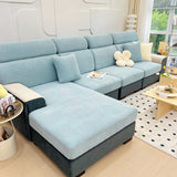 Stretch Couch Cushion Covers, Washable Chaise Lounge Sofa Slipcover, Elastic Furniture Protector for Pets, Kid - Ornate Home