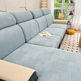 Stretch Couch Cushion Covers, Washable Chaise Lounge Sofa Slipcover, Elastic Furniture Protector for Pets, Kid - Ornate Home