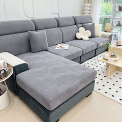 Stretch Couch Cushion Covers, Washable Chaise Lounge Sofa Slipcover, Elastic Furniture Protector for Pets, Kid - Ornate Home