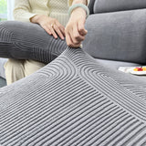 Stretch Couch Cushion Covers, Washable Chaise Lounge Sofa Slipcover, Elastic Furniture Protector for Pets, Kid - Ornate Home