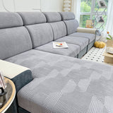Stretch Couch Cushion Covers, Washable Chaise Lounge Sofa Slipcover, Elastic Furniture Protector for Pets, Kid - Ornate Home