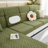 Stretch Couch Seat Cushion Covers, Sofa Slipcover Sofa Cover Soft Flexibility with Elastic Bottom - Ornate Home
