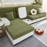 Stretch Couch Seat Cushion Covers, Sofa Slipcover Sofa Cover Soft Flexibility with Elastic Bottom - Ornate Home