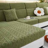 Stretch Couch Seat Cushion Covers, Sofa Slipcover Sofa Cover Soft Flexibility with Elastic Bottom - Ornate Home