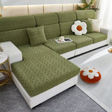 Stretch Couch Seat Cushion Covers, Sofa Slipcover Sofa Cover Soft Flexibility with Elastic Bottom - Ornate Home