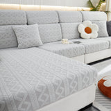 Stretch Couch Seat Cushion Covers, Sofa Slipcover Sofa Cover Soft Flexibility with Elastic Bottom - Ornate Home