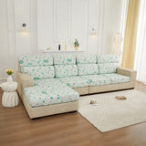 Stretch Individual Cushion Slipcovers, Furniture Protector with Elastic Bottom, Couch Cover Replacement - Ornate Home