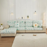 Stretch Individual Cushion Slipcovers, Furniture Protector with Elastic Bottom, Couch Cover Replacement - Ornate Home