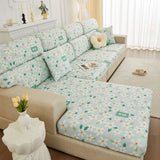 Stretch Individual Cushion Slipcovers, Furniture Protector with Elastic Bottom, Couch Cover Replacement - Ornate Home