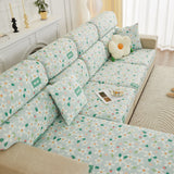 Stretch Individual Cushion Slipcovers, Furniture Protector with Elastic Bottom, Couch Cover Replacement - Ornate Home
